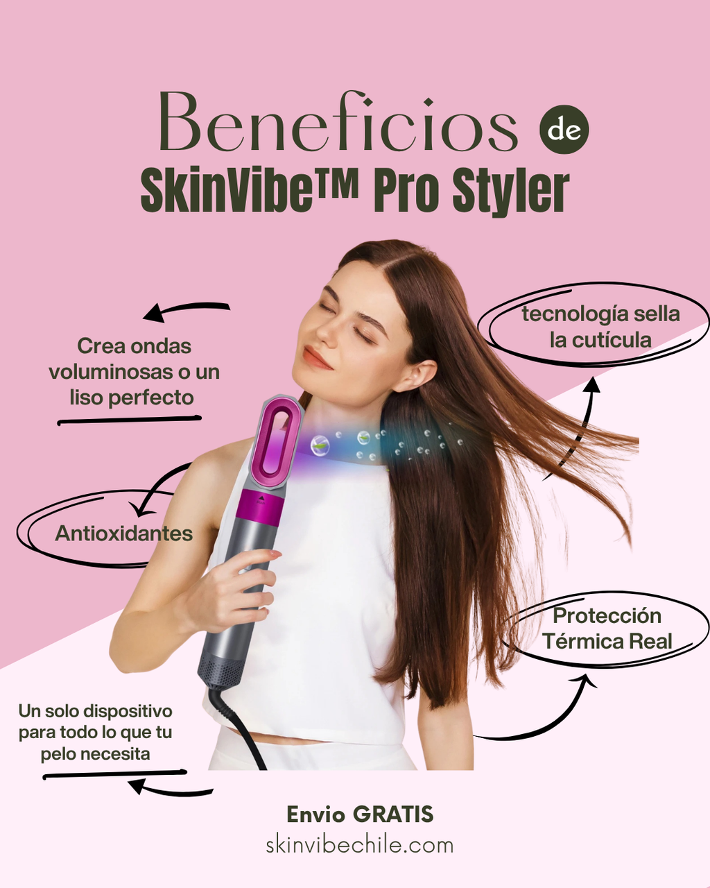 SkinVibe™ Pro Styler - Moldeador 5 en 1
